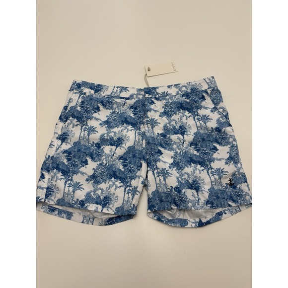 Other - NWT! Men's Retromaine New York Swim Trunks Blue Graphic SZ XL